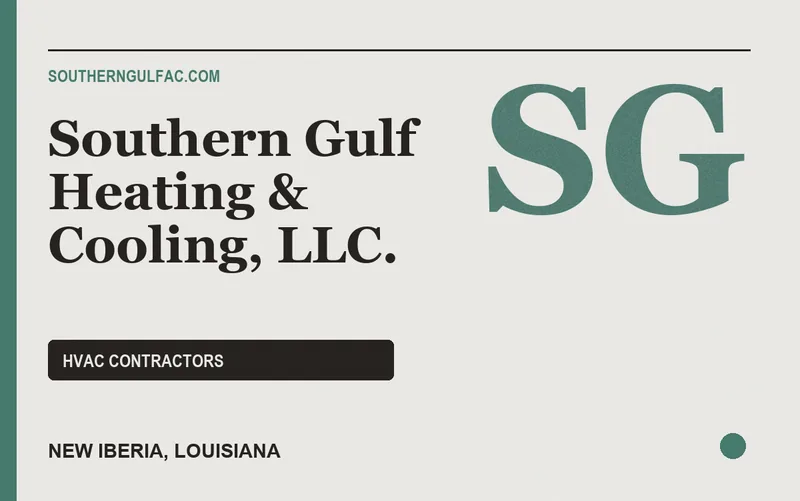 Southern Gulf Heating & Cooling, LLC. in New Iberia, Louisiana
