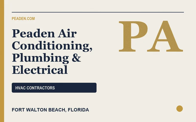 Peaden Air Conditioning, Plumbing & Electrical in Fort Walton Beach, Florida