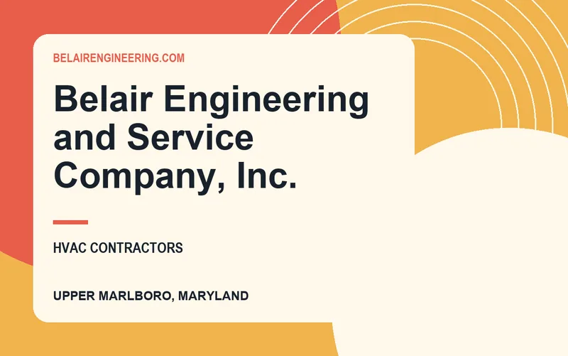 Belair Engineering and Service Company, Inc. in Upper Marlboro, Maryland