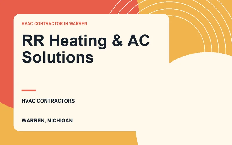 RR Heating & AC Solutions in Warren, Michigan