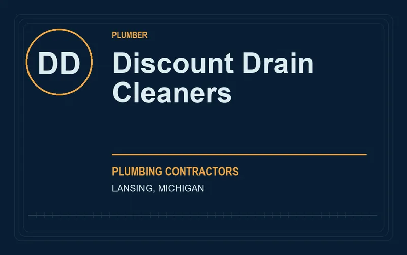 Discount Drain Cleaners in Lansing, Michigan