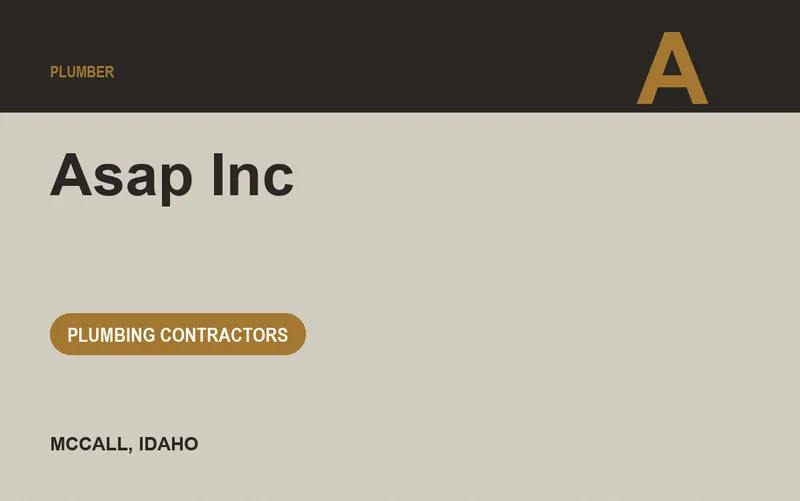 Asap Inc in McCall, Idaho