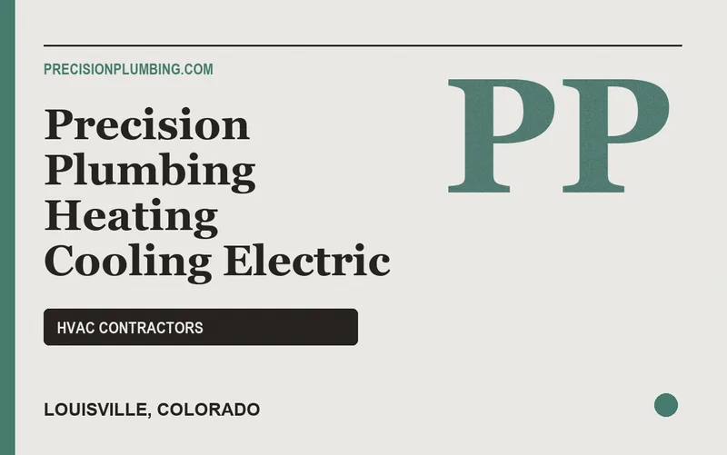 Precision Plumbing Heating Cooling Electric in Louisville, Colorado