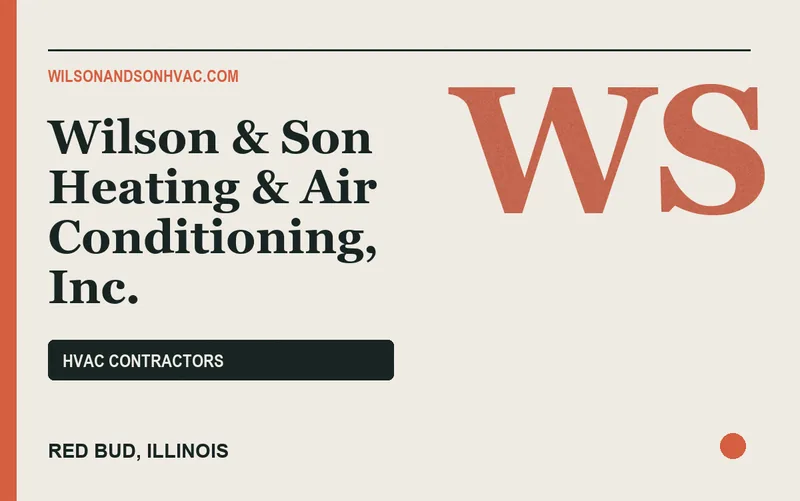 Wilson & Son Heating & Air Conditioning, Inc. in Red Bud, Illinois