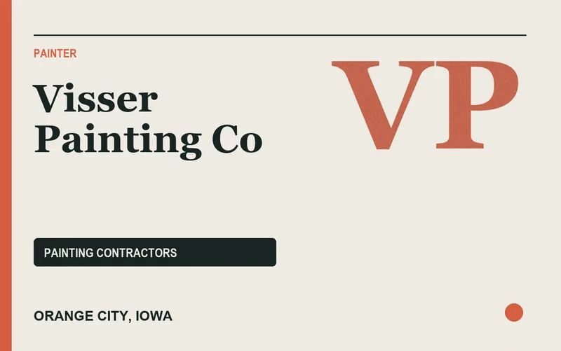 Visser Painting Co in Orange City, Iowa