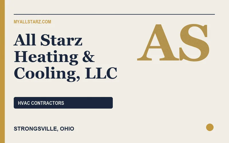 All Starz Heating & Cooling, LLC in Strongsville, Ohio