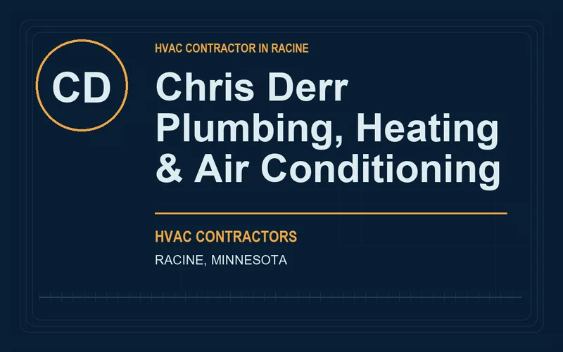 Chris Derr Plumbing, Heating & Air Conditioning in Racine, Minnesota