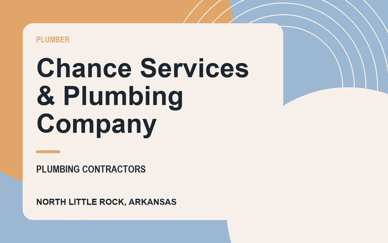 Chance Services & Plumbing Company in North Little Rock, Arkansas