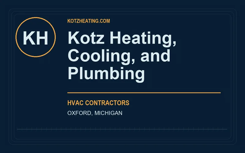 Kotz Heating, Cooling, and Plumbing in Oxford, Michigan