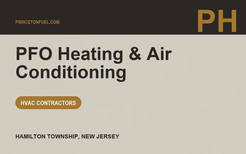 PFO Heating & Air Conditioning in Hamilton Township, New Jersey