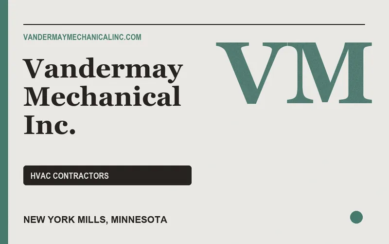 Vandermay Mechanical Inc. in New York Mills, Minnesota
