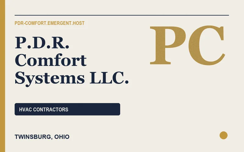 P.D.R. Comfort Systems L.L.C. in Twinsburg, Ohio