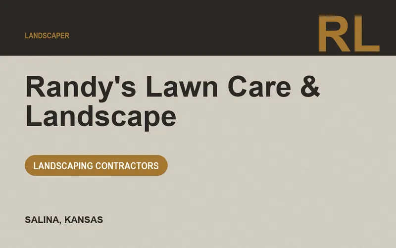 Randy's Lawn Care & Landscape in Salina, Kansas