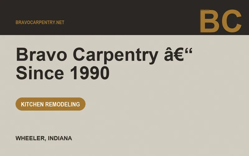 Bravo Carpentry â€“ Since 1990 in Wheeler, Indiana