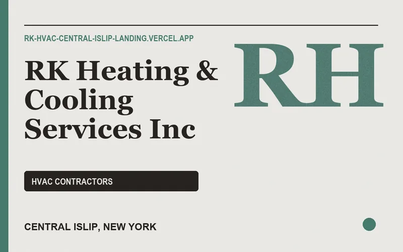 RK Heating & Cooling Services Inc in Central Islip, New York