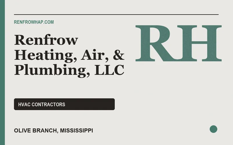 Renfrow Heating, Air, & Plumbing, LLC in Olive Branch, Mississippi