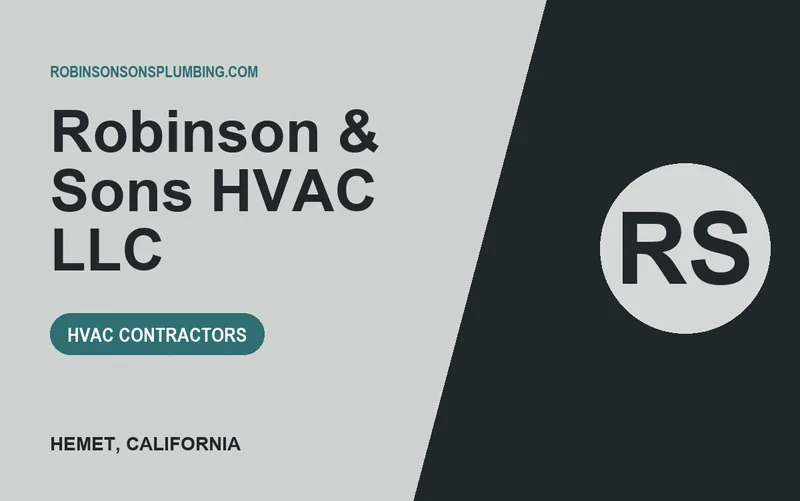 Robinson & Sons HVAC LLC in Hemet, California