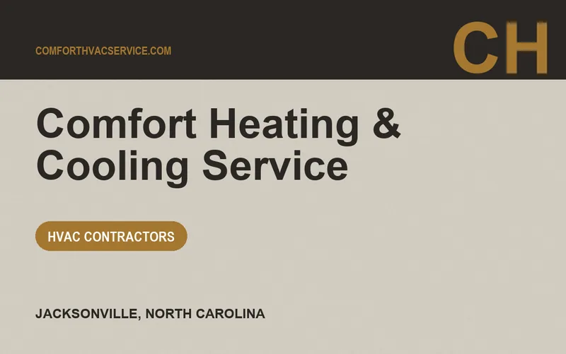 Comfort Heating & Cooling Service in Jacksonville, North Carolina