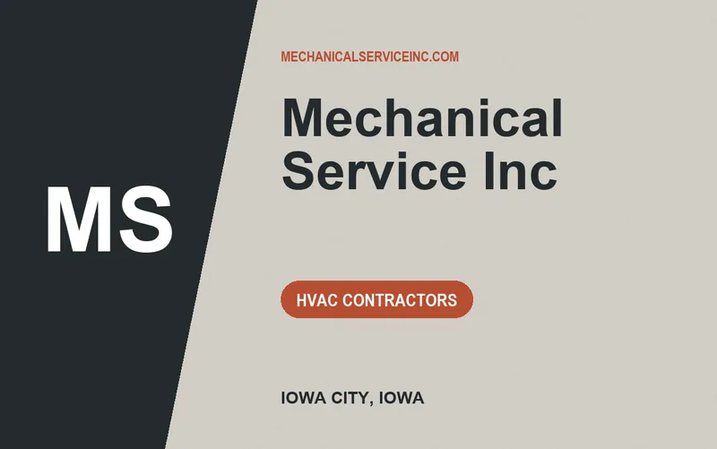 Mechanical Service Inc in Iowa City, Iowa