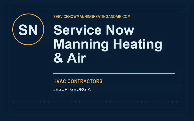 Service Now Manning Heating & Air in Jesup, Georgia