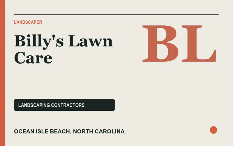 Billy's Lawn Care in Ocean Isle Beach, North Carolina