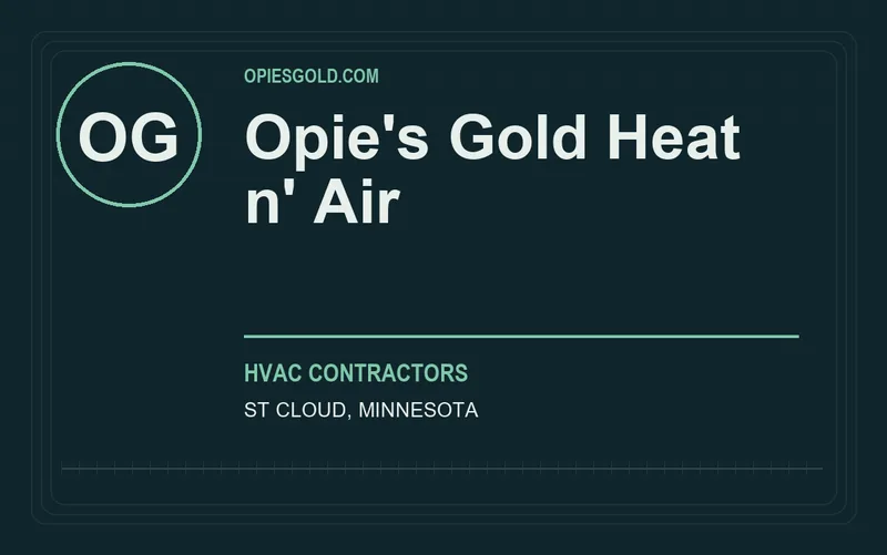 Opie's Gold Heat n' Air in St Cloud, Minnesota