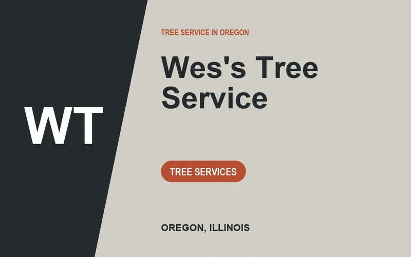 Wes's Tree Service in Oregon, Illinois