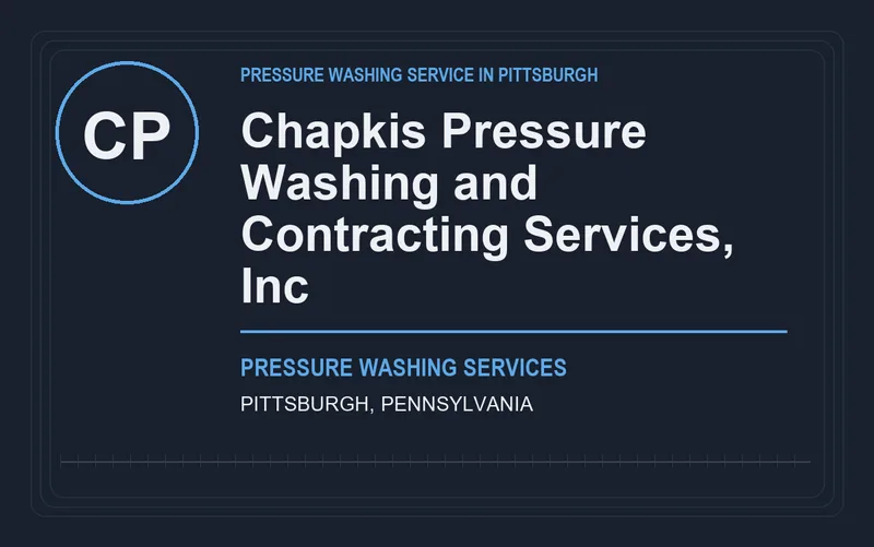 Chapkis Pressure Washing and Contracting Services, Inc in Pittsburgh, Pennsylvania