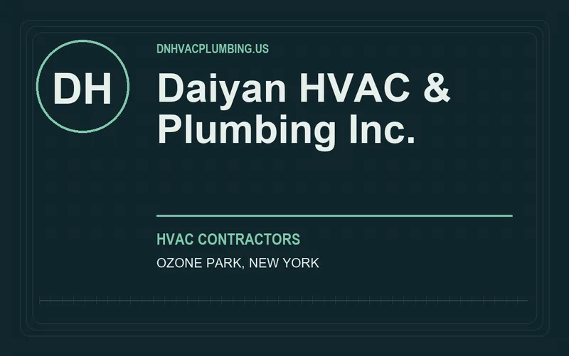 DAIYAN HVAC & PLUMBING INC. in Ozone Park, New York