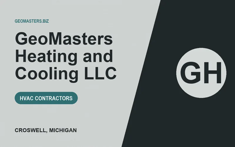 GeoMasters Heating and Cooling LLC in Croswell, Michigan