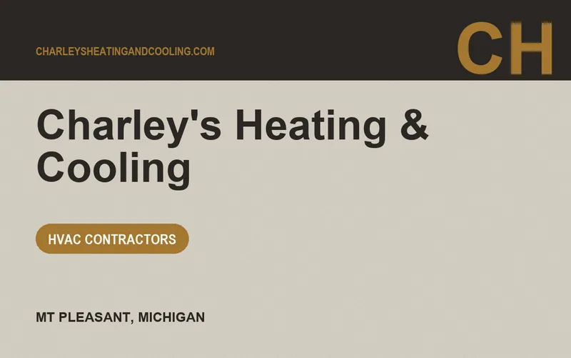 Charley's Heating & Cooling in Mt Pleasant, Michigan