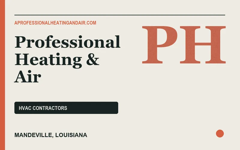 Professional Heating & Air in Mandeville, Louisiana
