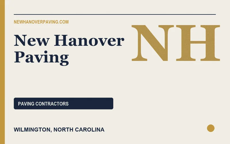 New Hanover Paving in Wilmington, North Carolina