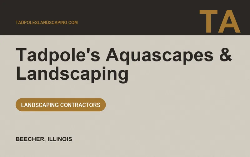 Tadpole's Aquascapes & Landscaping in Beecher, Illinois