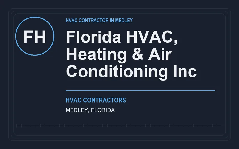 Florida HVAC, Heating & Air Conditioning Inc in Medley, Florida