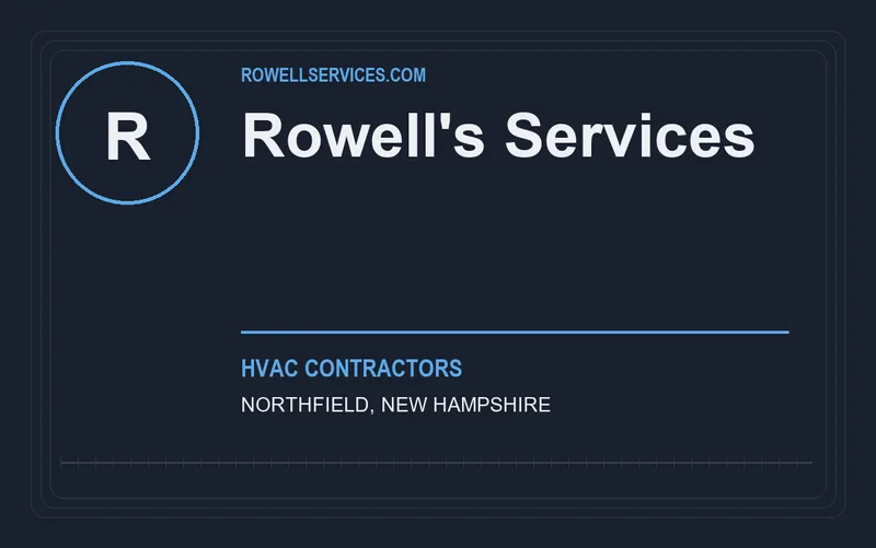 Rowell's Services in Northfield, New Hampshire