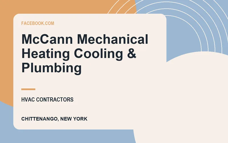 McCann Mechanical Heating Cooling & Plumbing in Chittenango, New York