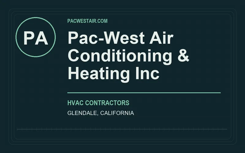 Pac-West Air Conditioning & Heating Inc in Glendale, California