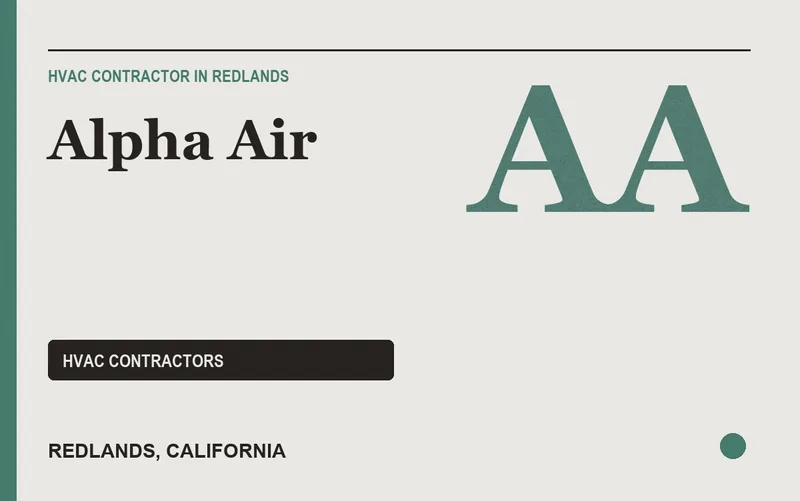 Alpha Air in Redlands, California