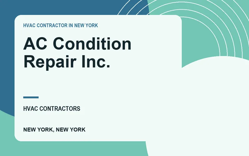 AC Condition Repair Inc. in New York, New York