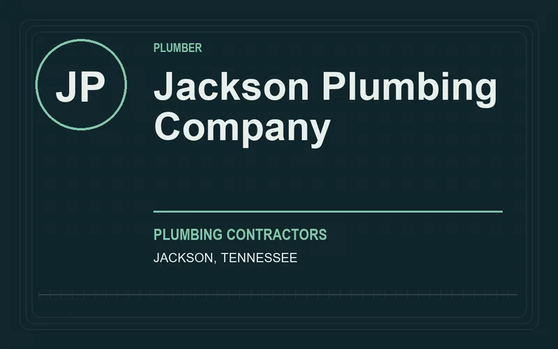 Jackson Plumbing Company in Jackson, Tennessee