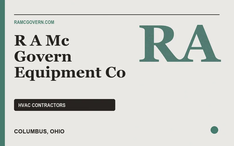 R A Mc Govern Equipment Co in Columbus, Ohio