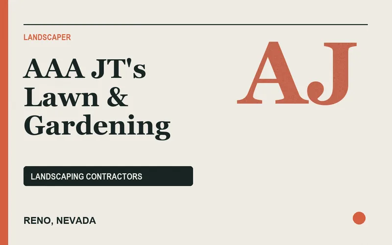 AAA JT's Lawn & Gardening in Reno, Nevada