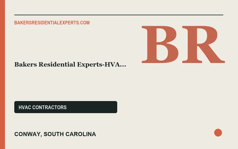 Bakers Residential Experts-Hvac-Plumbing-Electrical in Conway, South Carolina