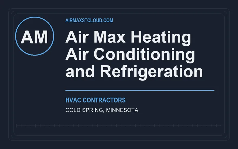 Air Max Heating Air Conditioning and Refrigeration in Cold Spring, Minnesota