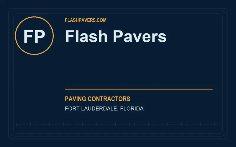 Flash Pavers in Fort Lauderdale, Florida