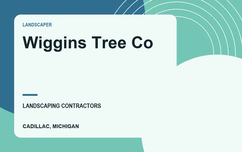 Wiggins Tree Co in Cadillac, Michigan