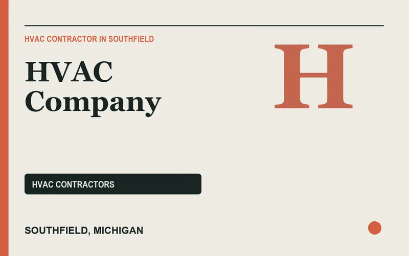 Hvac Company in Southfield, Michigan