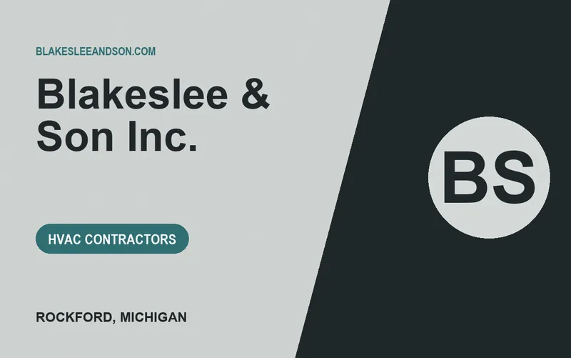 Blakeslee & Son Inc. in Rockford, Michigan