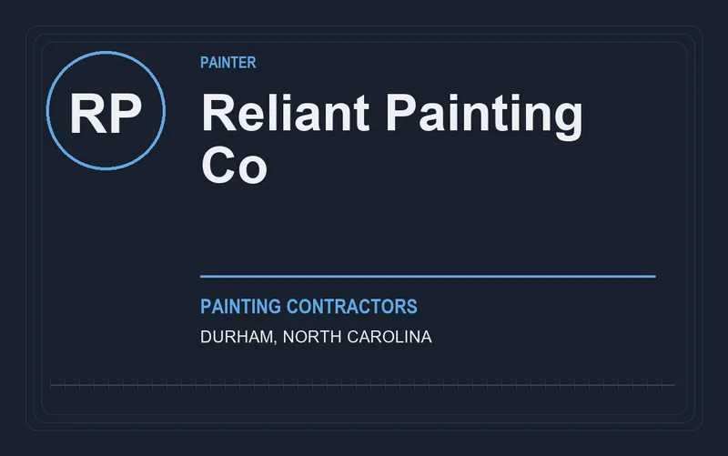 Reliant Painting Co in Durham, North Carolina